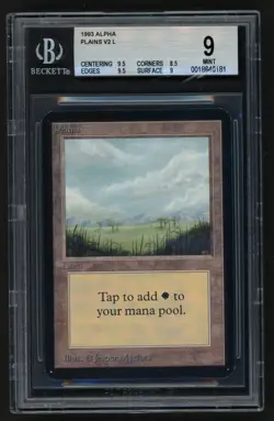 ***BGS 9 Alpha Plains V2** MTG Alpha Magic Kid Icarus - Image 1