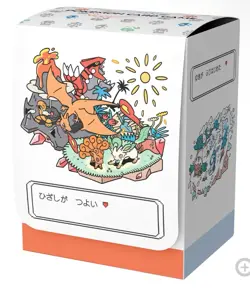 Pokemon Center Japan Official Card Game Deck Case Box OTENKI TEAM Groudon Raichu - Image 1