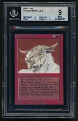 ***BGS 9 Alpha Hurloon Minotaur** MTG Alpha Magic Kid Icarus - Image 1