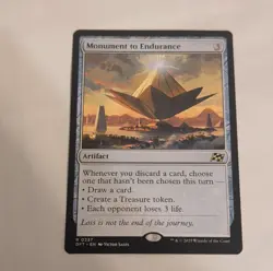 Magic: The Gathering Monument to Endurance Artifact DFT Rare Regular 0237 - Image 1