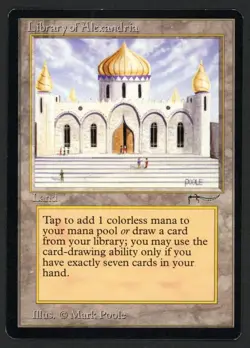 ***Library of Alexandria** MTG Arabian Nights Magic Kid Icarus - Image 1