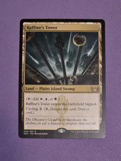 MTG 1x Raffine's Tower 254 Streets of New Capenna Magic the Gathering Card x1 NM - Image 1