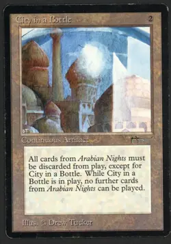 ***City in a Bottle** MTG Arabian Nights Magic Kid Icarus - Image 1