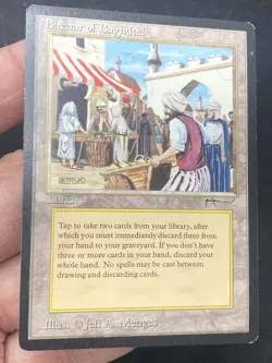 ***Bazaar of Baghdad (Light Scratch)** MTG Arabian Nights Magic Kid Icarus - Image 3