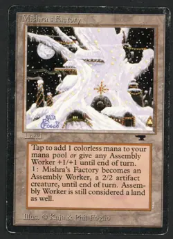 ***Mishra's Factory Winter** MTG Antiquities Magic Kid Icarus - Image 1