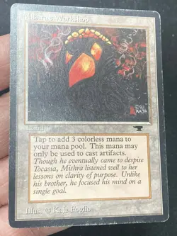 ***Mishra's Workshop (Light Indents)** MTG Antiquities Magic Kid Icarus - Image 3