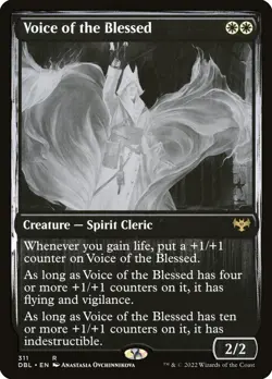 Magic The Gathering - Voice of the Blessed - LP Light Play - DBL - Image 1