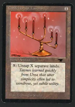 ***Candelabra of Tawnos (Edge Crease)** MTG Antiquities Magic Kid Icarus - Image 1