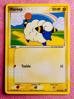 Mareep 62/115 | EX Unseen Forces | 2005 Vintage Pokemon TCG Card | NM - Image 1