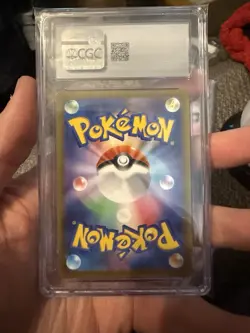 CGC 10 Skwovet Pokemon Card Violet ex 090/078 Art Rare Holo - Image 2