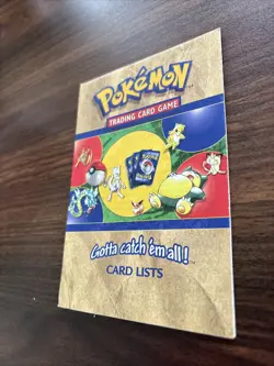 Pokemon Base Set Jungle & Fossil Card List 1999 WOTC Card List VG - Image 4