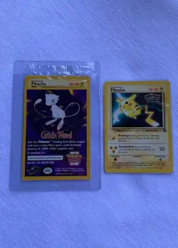 1x (Sealed) Pikachu Pokemon WB Gold Stamped 1999 First Movie Black Star Promo - Image 1
