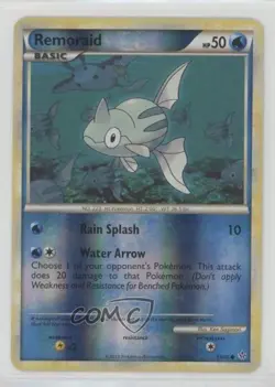 Remoraid Reverse Foil Pokemon HeartGold & SoulSilver Unleashed #59 2010 - Image 1