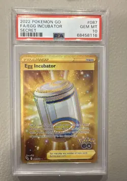 Egg Incubator (Secret) 087/078 Pokemon GO Holo PSA 10 - Image 1
