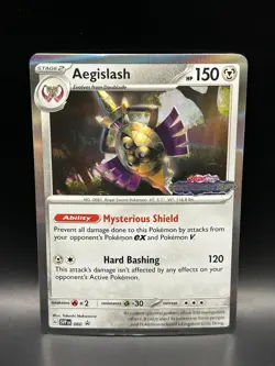 Aegislash 060 - Pokemon Scarlet & Violet Black Star Promo Card - NM - Image 1