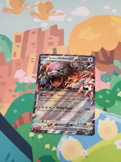 Play! Pokemon Prize Pack 6 Twilight Masquerade 141/167 Bloodmoon Ursaluna ex - Image 1