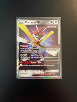 Kartana GX 70/111 - Ultra Rare Holo - Pokemon Crimson Invasion - NM - Ultra Beas - Image 1