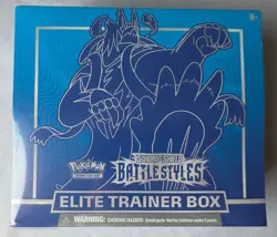Pokemon - Battle Styles Blue Elite Trainer Box - Sword & Shield - new & sealed - Image 1