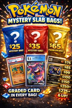 $120 pokemon mystery slab pack - Image 1