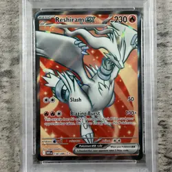 RESHIRAM EX White Flare #158 PSA 9 • 2025 Ultra Rare Pokemon - Image 3