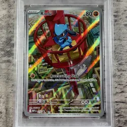 2025 POKEMON MEP EN-ME BLACK STAR PROMO #010 RIOLU PSA 9 - Image 3