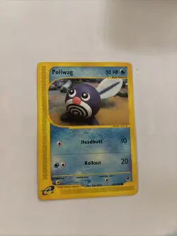 Pokemon Expedition Poliwag 125/165 NEAR MINT Yuka Morii - Image 1