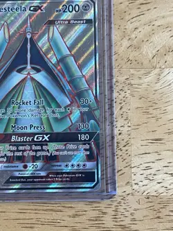 Pokemon Celesteela GX SM-Ultra Prism Ultra Rare 144/156 HP200 Full Art Holo - Image 2