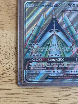 Pokemon Celesteela GX SM-Ultra Prism Ultra Rare 144/156 HP200 Full Art Holo - Image 5
