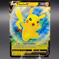 Pikachu V - SWSH198 Promo SWSH: Sword & Shield Promo Cards Pokemon TCG NM - Image 1