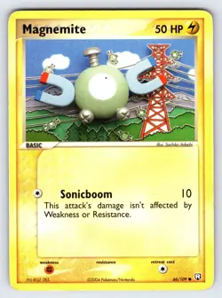 Magnemite 66/109 2004 EX Team Rocket Returns Pokemon Card TCG Nintendo Common Mp - Image 1