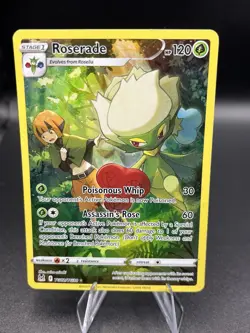 Pokemon TCG Roserade Holo Ultra Rare Trainer Gallery Card TG02/TG30 Lost Origin - Image 1