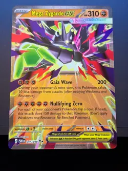 Mega Zygarde ex 047/088 Perfect Order Ultra Rare Pokemon TCG NM - Image 1