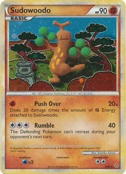 Pokemon Card HS Unleashed Single Card Holofoil Rare Sudowoodo 9/95 - Image 1