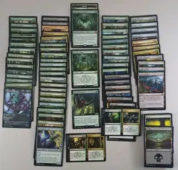 Magic 100 Commander Deck Ishkanah Spiders Of Doom Golgari MTG READY TO PLAY - Image 1
