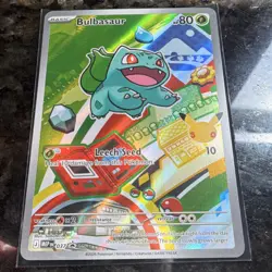 Pokemon TCG Bulbasaur MEP Promo 037 Full Art Stamped Holo Basic Card 2026 - Image 2