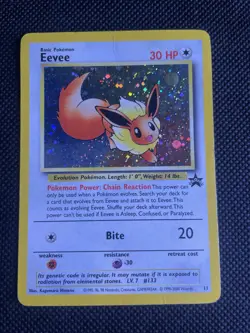 Pokemon - Eevee - #11 WOTC Black Star Promo - Holo Promo - Image 1