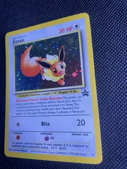 Pokemon - Eevee - #11 WOTC Black Star Promo - Holo Promo - Image 2