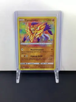 Zamazenta Holo Pokemon TCG Card 102/185 Vivid Voltage - Image 2