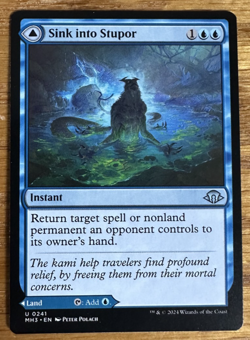 MTG Modern Horizons 3, Sink into Stupor / Soporific Springs - Image 1