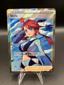 Pokemon TCG Skyla Breakpoint Trainer Full Art Ultra Rare Holo Card 072/072 - Image 1