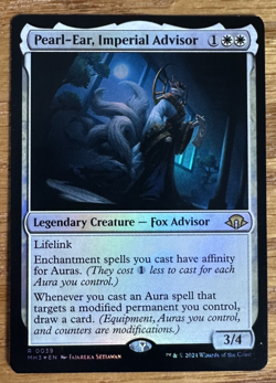 MTG Modern Horizons 3, Pearl-Ear, Imperial Advisor - Foil - Image 1