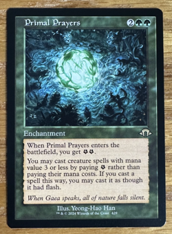 MTG Modern Horizons 3, Primal Prayers - Retro - Image 1