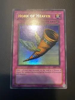 2002 Vintage Yugioh - Horn of Heaven MRD-13 Unlimited Original Print! - Image 1