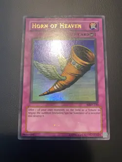 2002 Vintage Yugioh - Horn of Heaven MRD-13 Unlimited Original Print! - Image 3