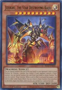 Jizukiru, the Star Destroying Kaiju - BLC1-EN036 - SILVER Ultra Rare - Yugioh - Image 1