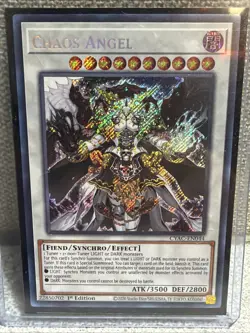 YuGiOh! CYAC-EN044 CHAOS ANGEL Secret Rare Cyberstorm Access 1st Edition NM - Image 2