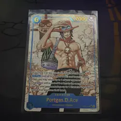 Portgas D Ace (Alt Art) Foil Parallel One Piece Carry On His Will OP13-119 SEC - Image 1