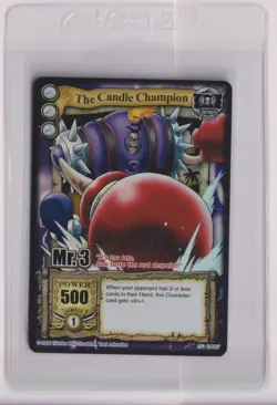 Bandai One Piece CCG Card Mr. 3 The Candle Champion Silver Rare Black Letters - Image 1