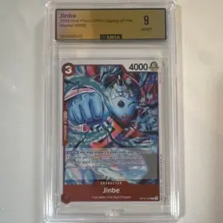 One Piece CCG Jinbe OP12-009 Legacy of the Master Counter +1000 MBA Mint 9 - Image 1