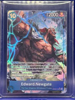 Edward Newgate OP08-043 SR Parallel Alt Art Two Legends One Piece TCG NM - Image 3